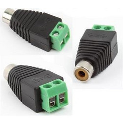 271-239 ANGA PS-046 RCA θηλυκό σε ακροδέκτες βίδες ANGA