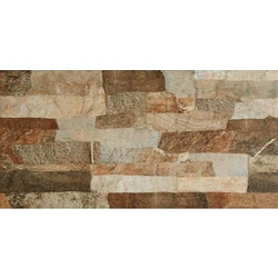 ΠΛΑΚΑΚΙΑ ΕΠΕΝΔΥΣΗ ΠΕΤΡΑ 30Χ60 MURO MIX BROWN