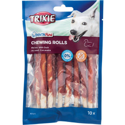 Trixie Dentafun Chewing Rolls Duck 12cm 80gr