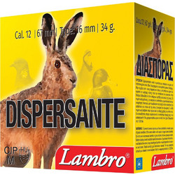 Lambro Dispersante Λαγός Φυσίγγια Διασποράς 12Cal 67mm 34gr 25τμχ