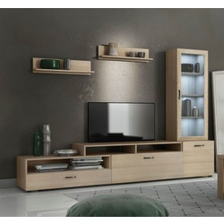 Pol28 Σύνθεση τοίχου 225x45εκ. Λάττε