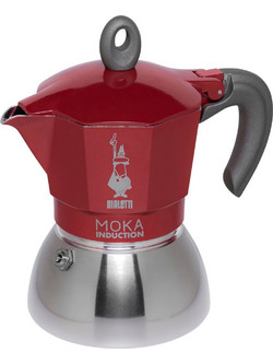 Bialetti Moka Induction Μπρίκι Espresso 4Cups Κόκκινο 0006944