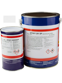 Hydroton Epoxy 201 SP Χρώμα Πισίνας Λευκό 5Kg