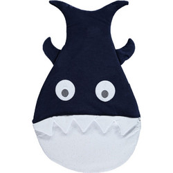BiBaby Χειμερινός Υπνόσακος Baby Shark Μαύρος 0-6m