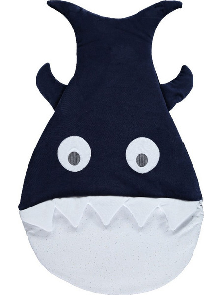 BiBaby Χειμερινός Υπνόσακος Baby Shark Μαύρος 0-6m