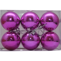 Χριστουγεννιατικες Μπαλες Φουξ Σετ 6τμχ (53088-5)