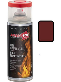 Ambro-Sol High Temperatures Σπρέι Βαφής Κόκκινο Gloss 400ml