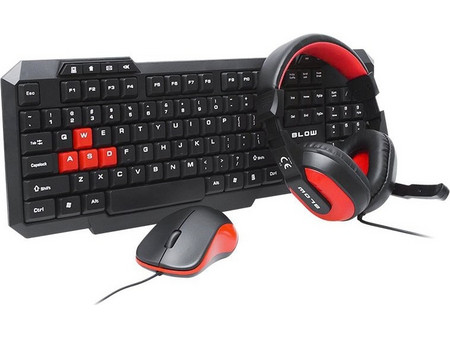 Blow DM-84-221 Σετ Gaming Πληκτρολόγιο Black