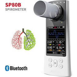 CONTEC SP80B Professional Digital Spirometer Bluetooth - Φορητό Σπιρόμετρο Bluetooth με διαγνωστικό PC Software