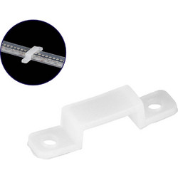 GloboStar(R) 70901 Στήριγμα για Αδιάβροχο IP68 Κανάλι Σιλικόνης 10mm για Ταινίες LED 8mm