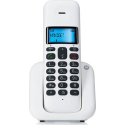 Motorola T301 Ασύρματο Τηλέφωνο με Ανοιχτή Ακρόαση Λευκό