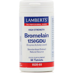 Lamberts Bromelain 1250GDU 500mg 60 Ταμπλέτες