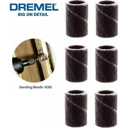 Dremel Γυαλοχαρτο Κυλινδρικο Φ 6,4-120 Grit 6Τεμ