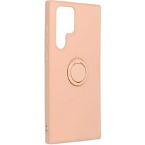 Θήκη κινητού Roar Amber Series for Samsung Galaxy S22 Ultra TPU Sand Pink With Ring Holder