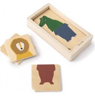 Παιδικό Puzzle Trixie Ξύλινο Ζωάκια 8 Κομμάτια