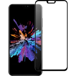 3D Tempered Glass Full Cover & Full Glue για Honor 8X - μαύρο