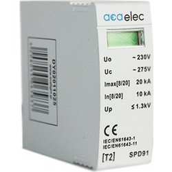 SPD SURGE PROTECTION T2 TYPE 1P 20kA - DY02010025