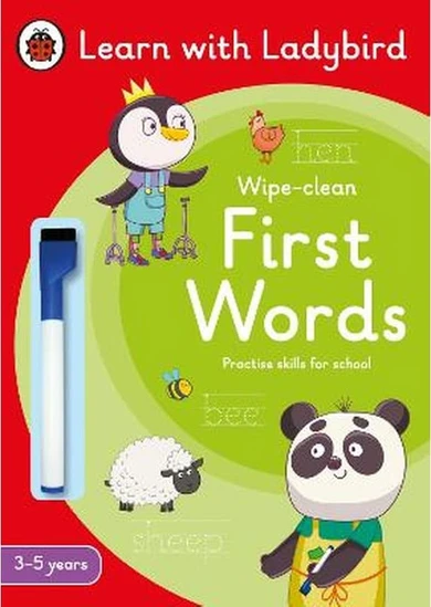 First Words: A Learn with Ladybird Wipe-Clean Activity Book 3-5 years ...