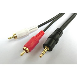 Cable Audio 3.5mm M/2xRCA M 5m