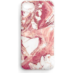 Wozinsky Marble Back Cover Pink (Samsung Galaxy A03s)