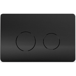 Πλακέτα Χειρισμού Wisa Easy Touch Διπλή Κυκλική F099-400 Μαύρη