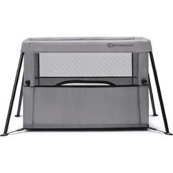 Kinderkraft 2 in 1 Movi Παρκοκρέβατο 2 Επίπεδων με Στρώμα & Δίχτυ Γκρι