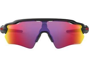 Oakley OO9208 46 Αθλητικά Γυαλιά Ηλίου Μάσκα Κοκάλινα Μαύρα με Μώβ Καθρέπτη Φακό