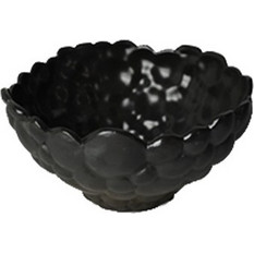 Μπωλ βαθύ Stoneware BUBBLE φ14 5xΥ7cm μαύρο RAW Σετ 6 c430772