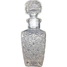 Γυάλινη διάφανη φιάλη με καπάκι - 100ml