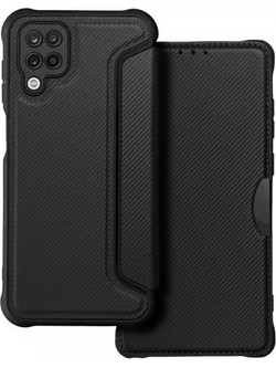 Forcell Razor Carbon Book Black (Samsung Galaxy A12)