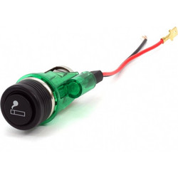 ΚΙΤ ΑΝΑΠΤΗΡΑ 12V ΜΕ ΚΑΛΩΔΙΟ ΚΑΙ ΦΩΣ (ΑΡΣΕΝΙΚΟ+ΘΗΛΥΚΟ) EURO-STYLE AMIO - 1 ΤΕΜ