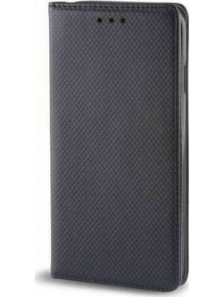 Θήκη OEM Smart Magnet για Apple iPhone 12, 12 Pro Flip Cover Black