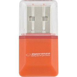 Esperanza EA134O Card Reader USB-A 2.0 για microSD