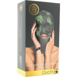 Ouch! Mask with Mouth Opening Army