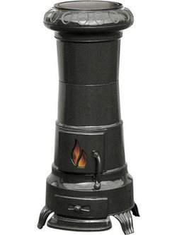 Plamen Julia Dark Grey Μαντεμένια Ξυλόσομπα 11kW