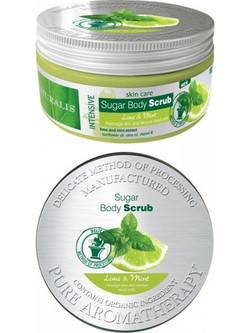 Union Naturalis Lime & Mint Sugar Scrub Σώματος 300gr