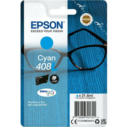 Epson 408L Cyan Μελάνι Εκτυπωτή Inkjet