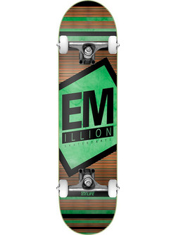 EMillion Prime Logo Complete Skate Green 8.125