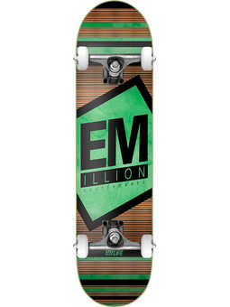 EMillion Prime Logo Complete Skate Green 8.125