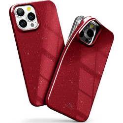 Mercury Goospery Pearl Jelly Back Coverr Red (iPhone 13 Pro Max)