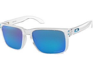 Oakley OO417 07 Ανδρικά Γυαλιά Ηλίου Τετράγωνα Κοκάλινα Λευκά με Μπλε Polarized Καθρέπτη Φακό
