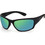 Polaroid Eyewear PLD7005/S 3OL/5Z Αθλητικά Ανδρικά Γυαλιά Ηλίου Ορθογώνια Κοκάλινα Μαύρα με Μπλε Polarized Καθρέπτη Φακό