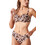 BLU4U Bikini Slip Animal Print Καφέ 22365174-18