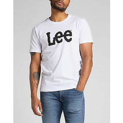 ΑΝΔΡΙΚO Τ-SHIRT LEE WOBBLY LOGO TEE L65QAI12 WHITE