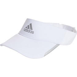 Adidas Run Καπέλο Visor Υφασμάτινο Λευκό HE9761