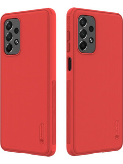 Nillkin Super Frosted Shield Pro] Back Cover Red (Galaxy A73)