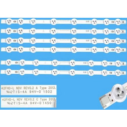 HITACHI, TURBOX, VESTEL, SET LED BAR 6PCS