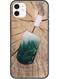 Θήκη The Bottle iPhone 12 mini Black TPU (Μαύρη Σιλικόνη)