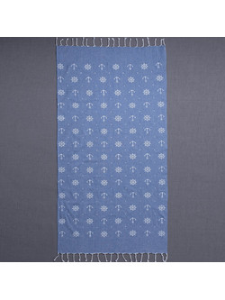 Pestemal sf1755 Πετσέτα Παρεό Θαλάσσης Μπλε 90x180cm