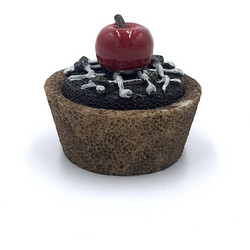 Cupcake κεραμικό για ρεσώ κεράσι - σοκολάτα